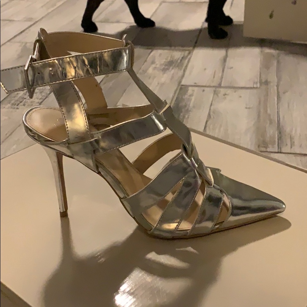 Silver heels